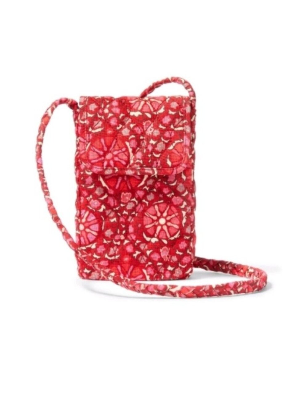 RHODE Zinnia Floral Print QuiltedCrossbody Bag